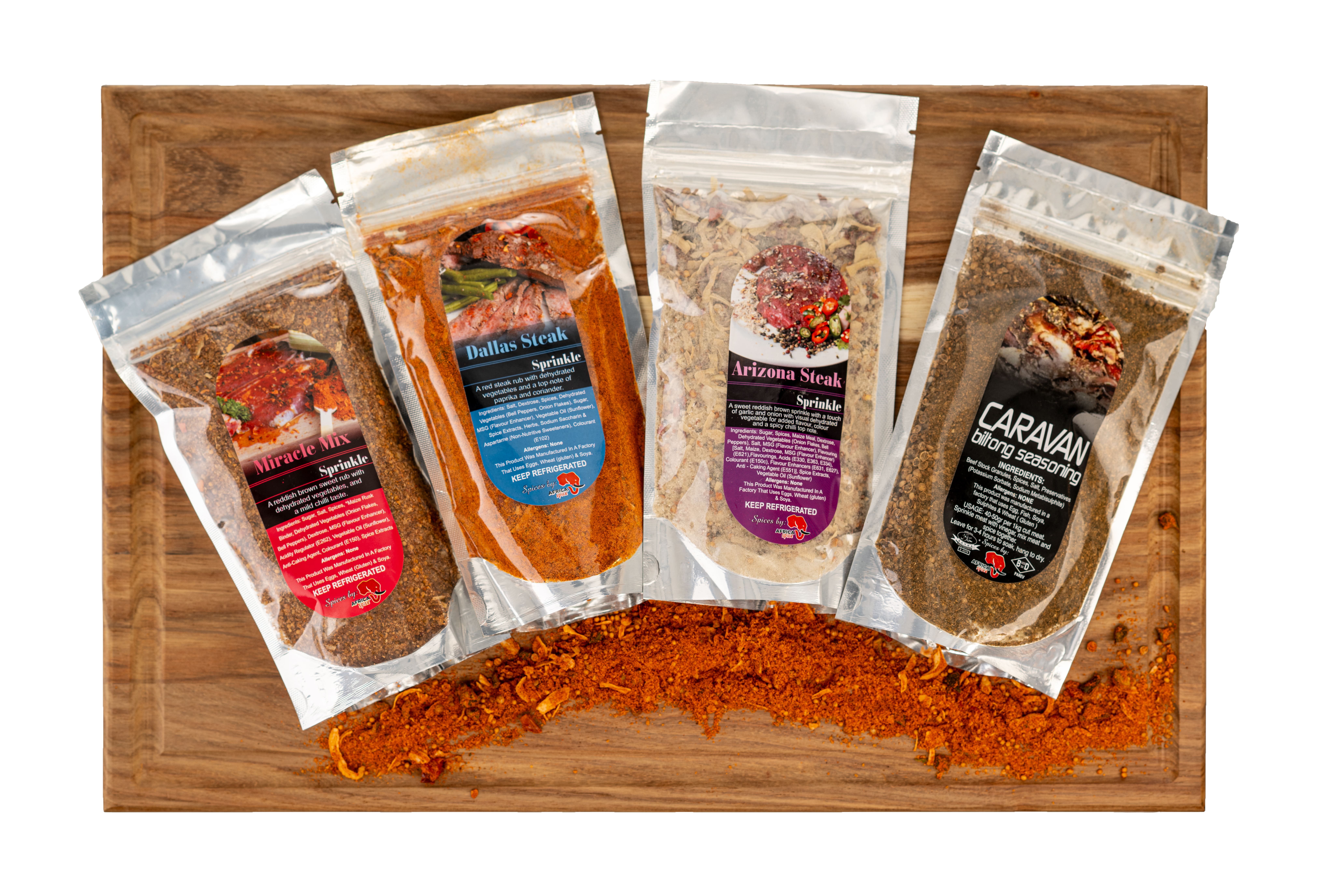 Africa Spice - Braai Masters Selection <br><small style="font-size:17px; line-height: 0.1;">4X200G</small> 1 Africa Spice - Braai Masters Selection <br><small style="font-size:17px; line-height: 0.1;">4X200G</small>
